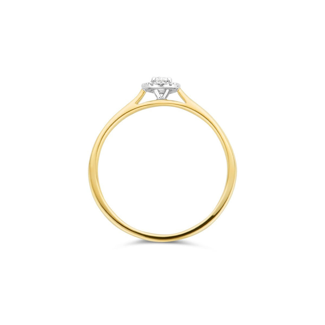 Blush Diamonds Ring 14k Gelbgold und Weissgold - 1648BDI