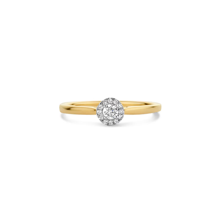 Blush Diamonds Ring 14k Gelbgold und Weissgold - 1648BDI