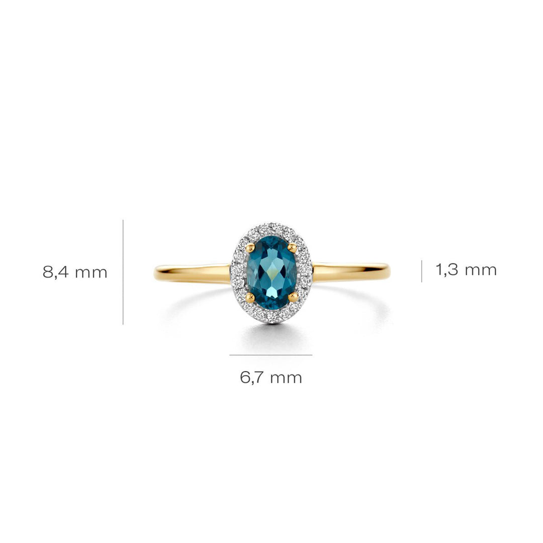 Blush Diamonds Ring 14k Gelbgold - 1661YDL