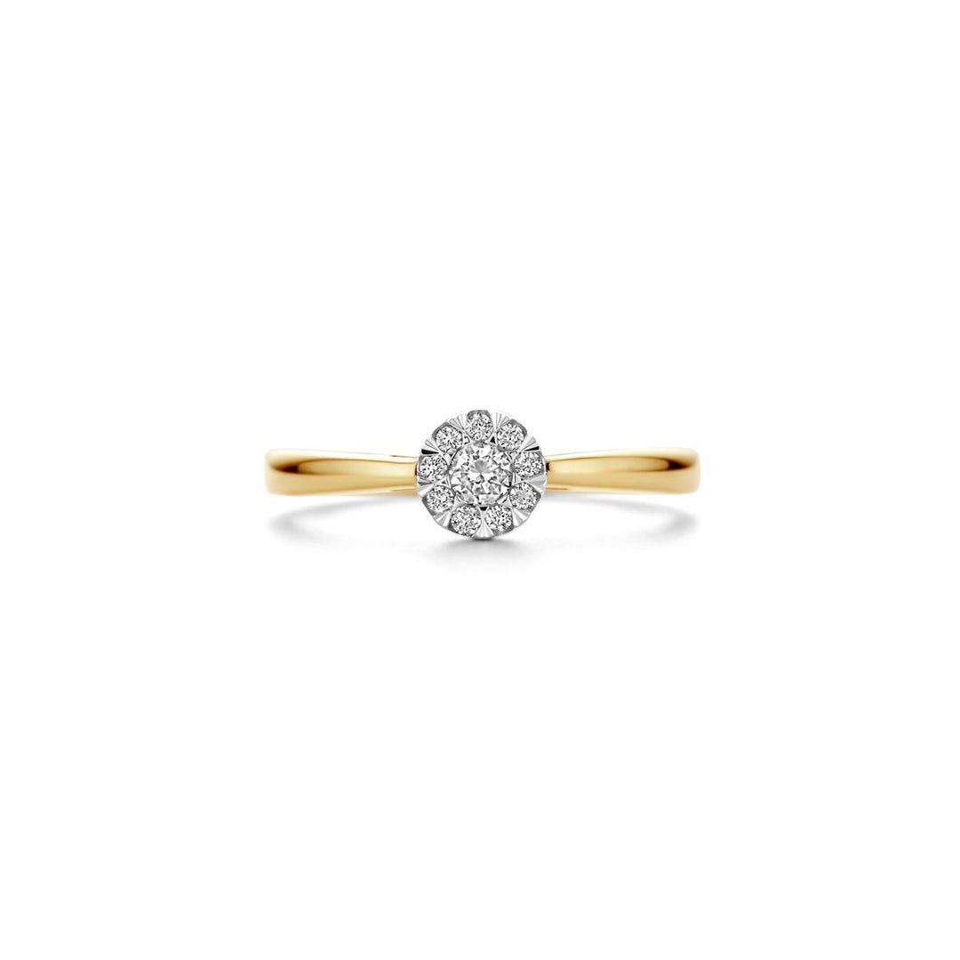 Blush Diamonds Ring 14k Gelbgold und Weissgold - 1677BDI