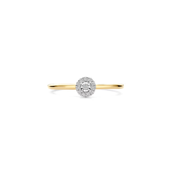 Blush Diamonds Ring 14k Gelbgold und Weissgold - 1678BDI