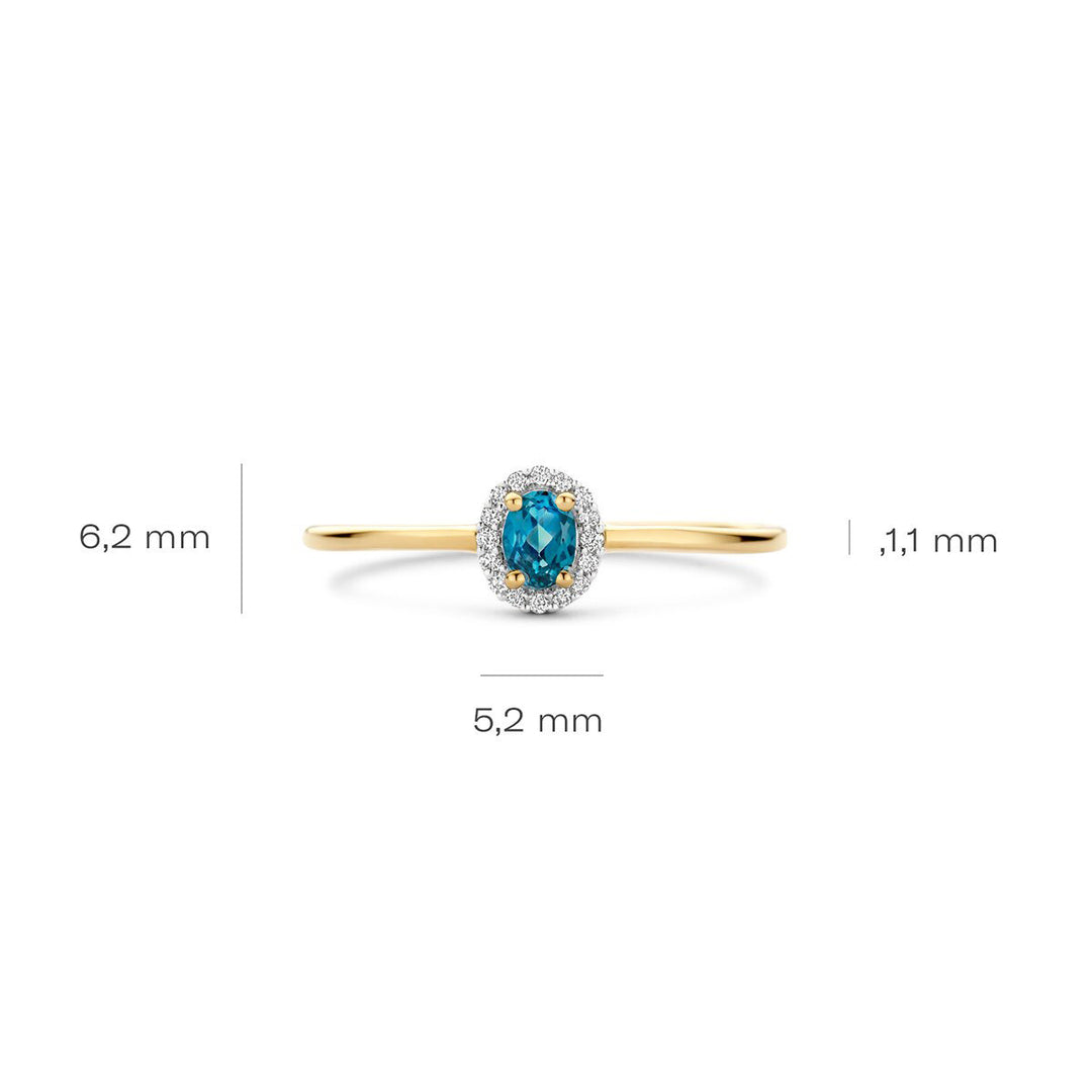 Blush Diamonds Ring 14k Gelbgold - 1681YDL