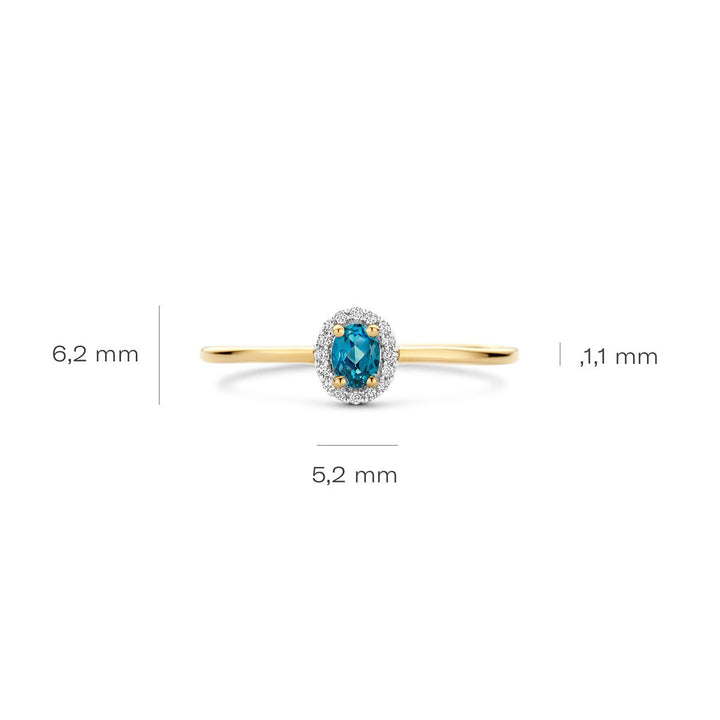 Blush Diamonds Ring 14k Gelbgold - 1681YDL