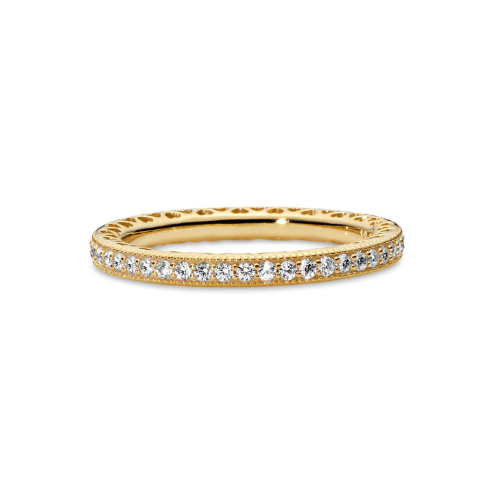 Pandora Funkeln und Herzen Ring - 168655C01