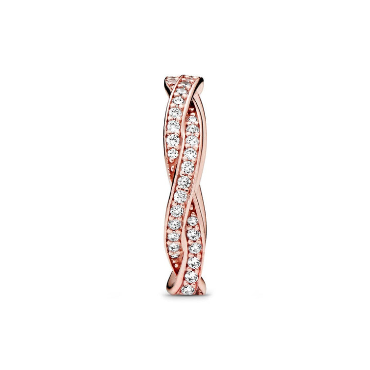 Pandora Funkelnde Gedrehte Linien Ring - 180892CZ