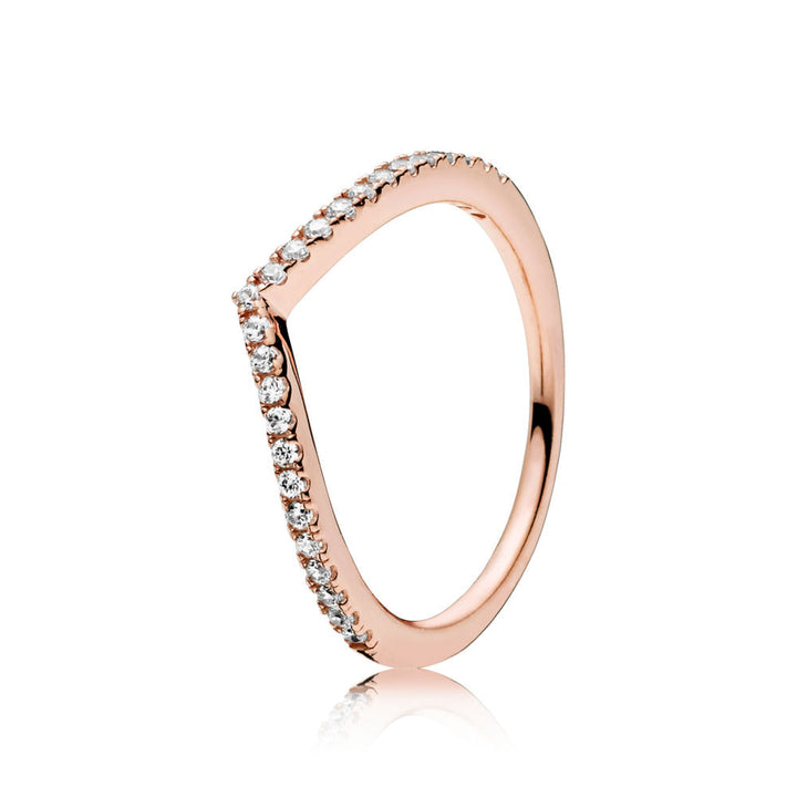 Pandora Funkelnder Wishbone Ring - 186316CZ-62