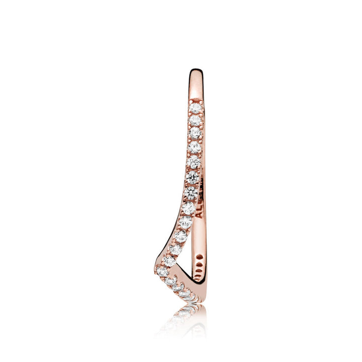 Pandora Funkelnder Wishbone Ring - 186316CZ-64