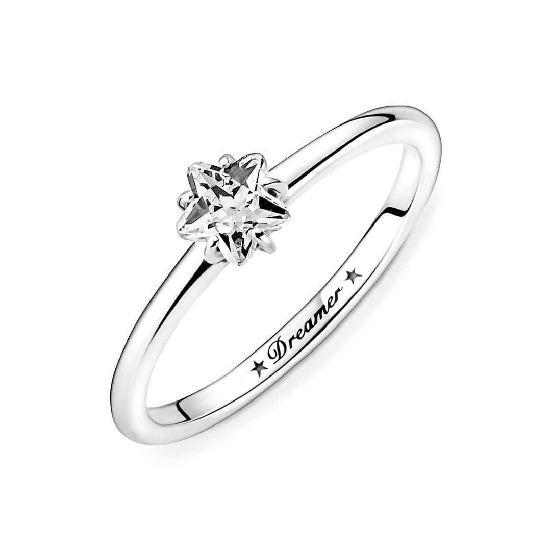 Pandora Himmlischer Funkelnder Stern Solitär Ring - 190026C01