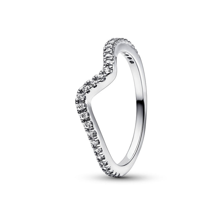 Pandora Funkelnde Welle Ring - 192539C01