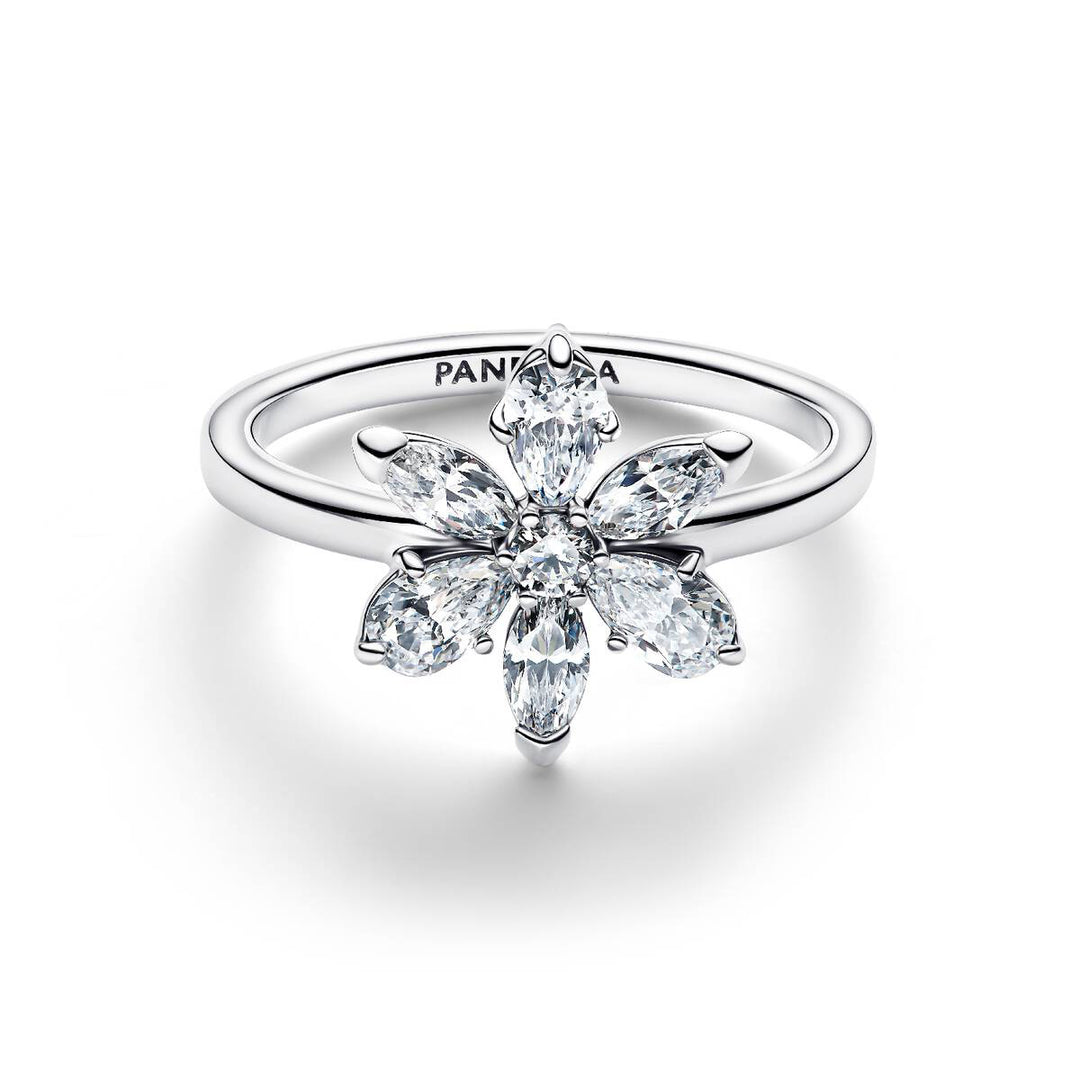 Pandora Herbarium Funkelnde Blume Cocktail Ring - 193000C02