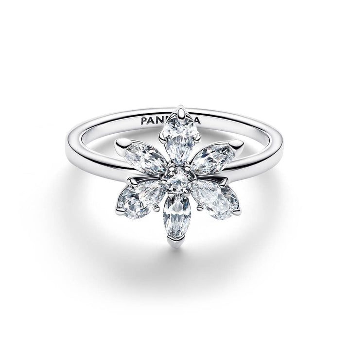 Pandora Herbarium Funkelnde Blume Cocktail Ring - 193000C02