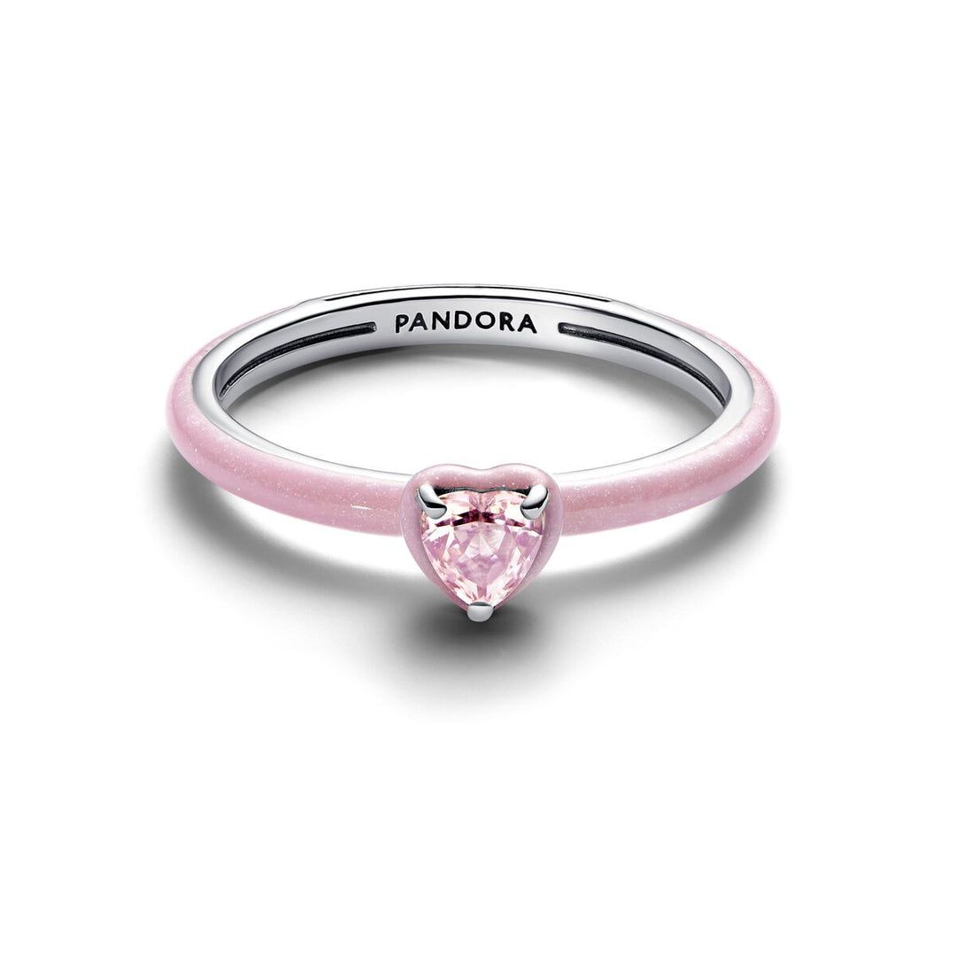 Pandora ME Rosafarbenes Chakra Herz Ring - 193088C02