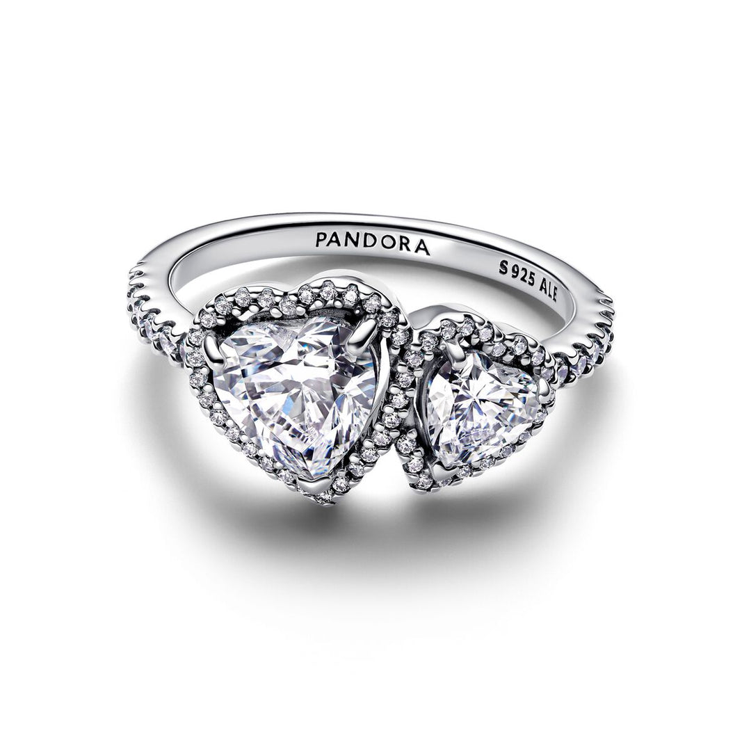 Pandora Funkelnder Strahlenkranz Herz Ring - 193659C01