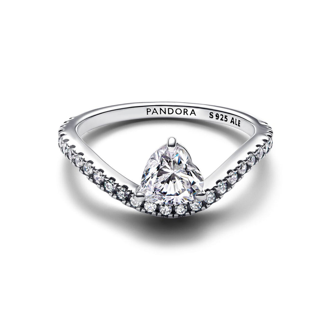 Pandora Welliger Pavé Herz Ring - 193661C01