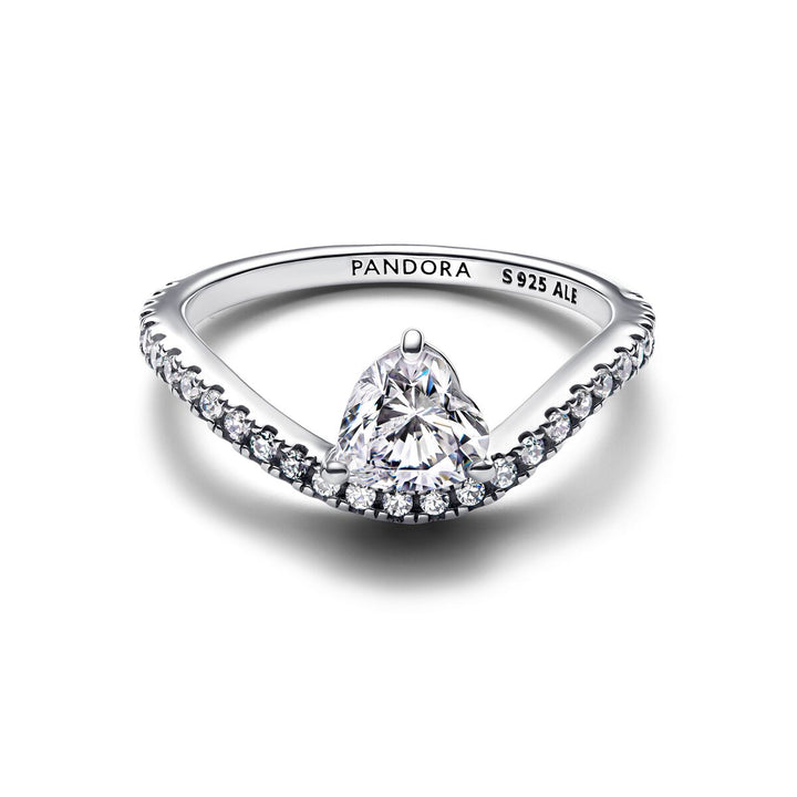 Pandora Welliger Pavé Herz Ring - 193661C01