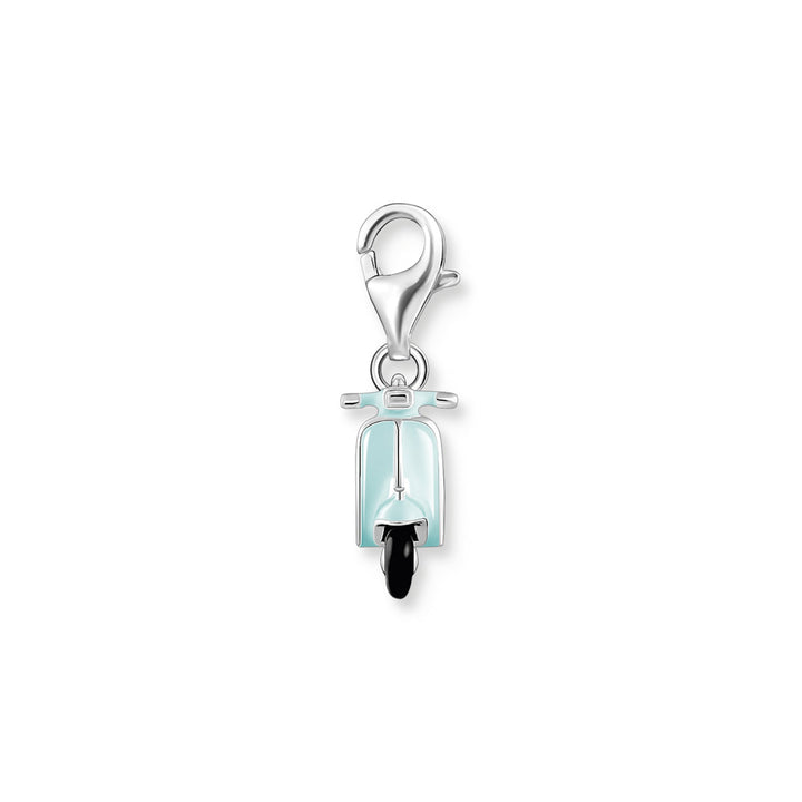Thomas Sabo Charm-Anhänger Türkiser Motorroller Silber - 1937-041-7
