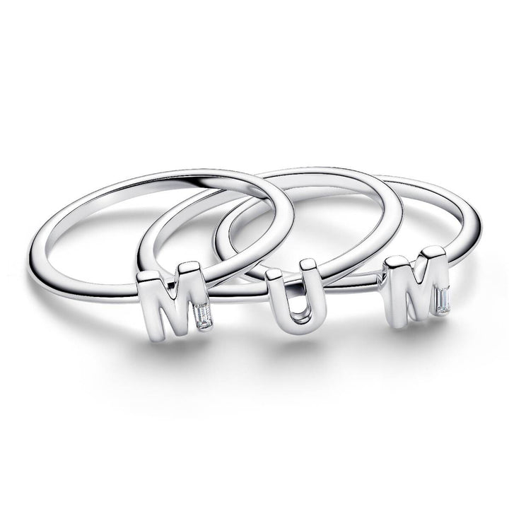 Pandora MUM Buchstaben Teilbarer Ring - 194458C01