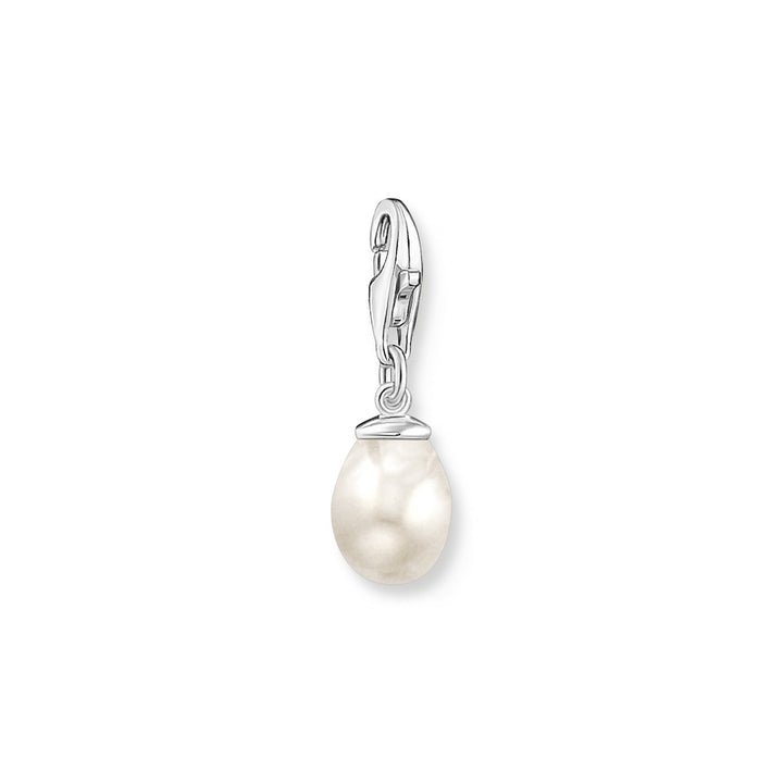 Thomas Sabo Charm-Anhänger Weisse Perle Silber - 1997-082-14