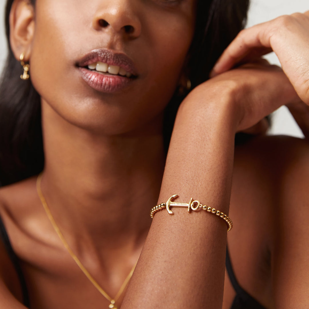 Paul Hewitt The Anchor Beads Armband Gold - PH-JE-0077