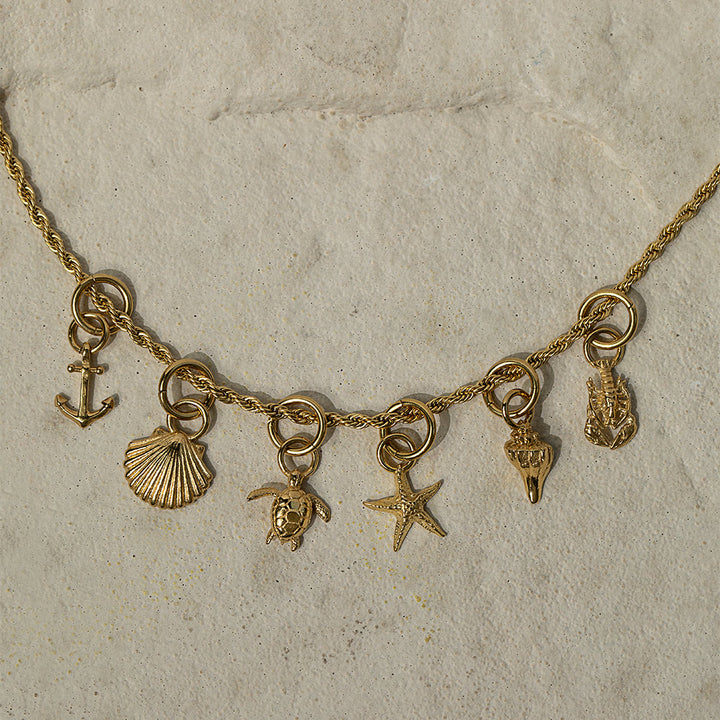 Paul Hewitt Charm Halskette Rope Chain Gold - PH-JE-0444