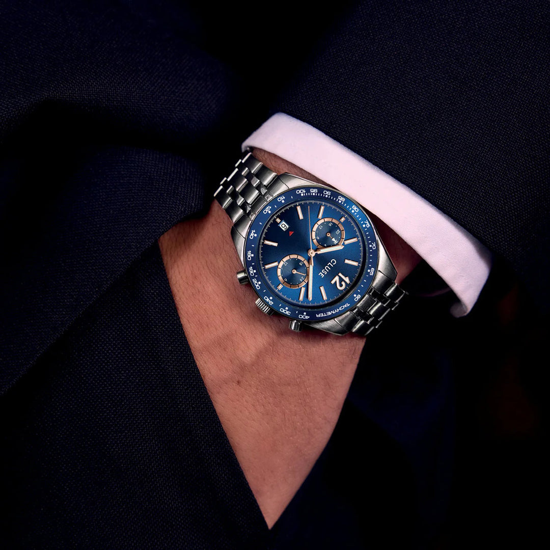 Cluse Aravis Dual Time Silver - CW25601