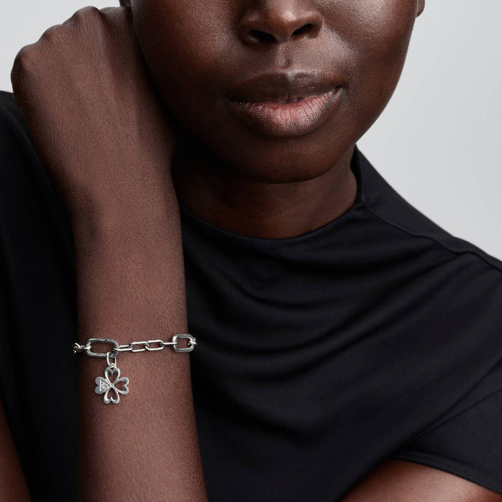 Pandora ME Herz Vierblättriges Kleeblatt Medaillon Charm - 793034C01