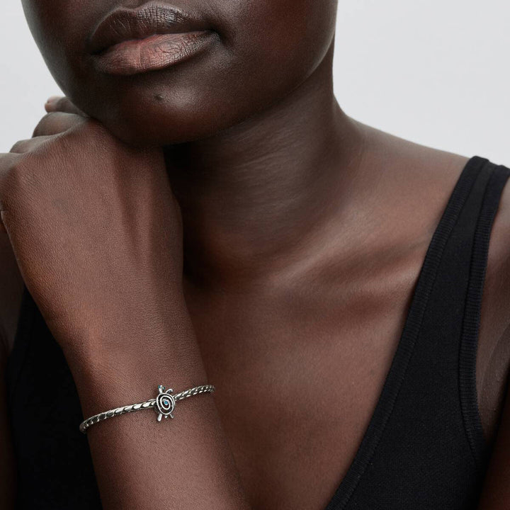 Pandora Offen gearbeitete Meeresschildkröte Charm - 794697C01