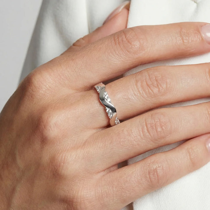 Sif Jakobs Ellera Waves Altro Ring - SJ-R2762-CZ
