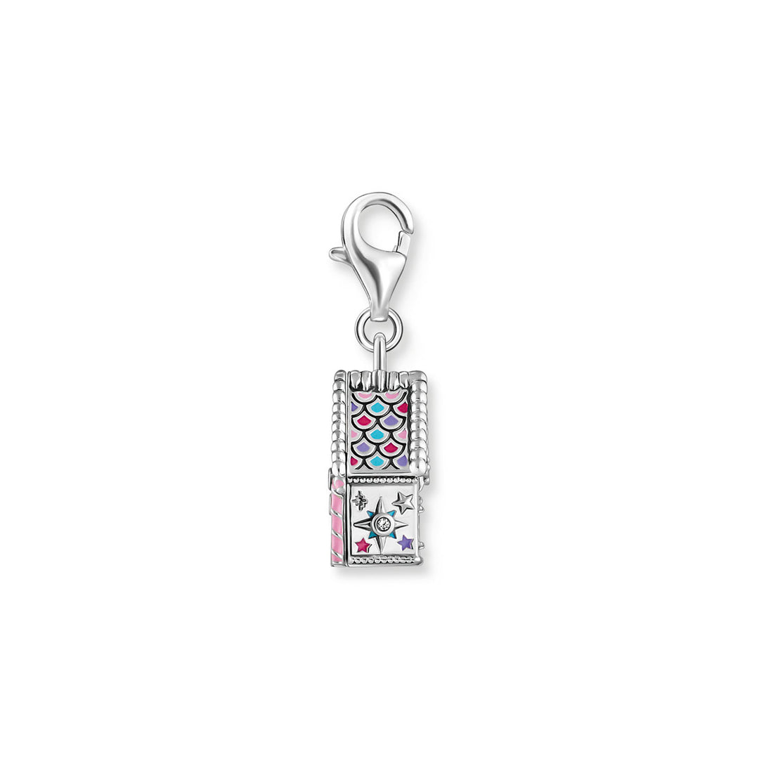 Thomas Sabo Charm-Anhänger Lebkuchenhaus mit vielen Details Silber - 2058-340-7