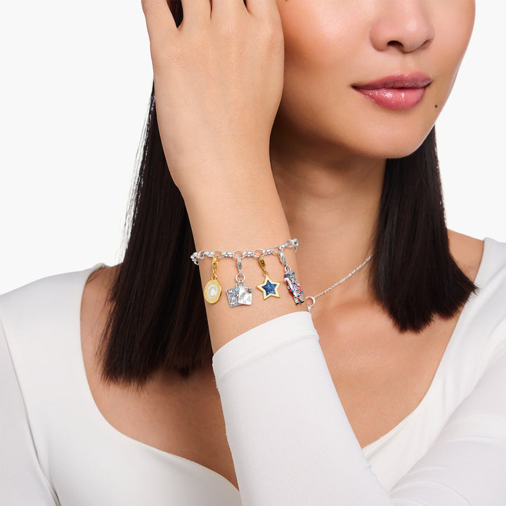 Thomas Sabo Charm-Anhänger Nussknacker mit Zuckerstange Silber - 2062-691-7