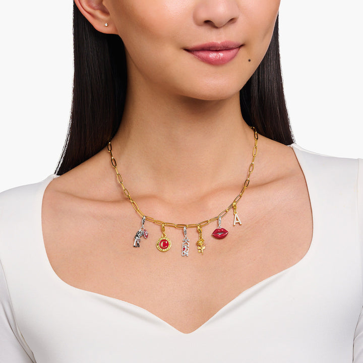Thomas Sabo Charm-Anhänger küssendes Paar Silber - 2069-664-10