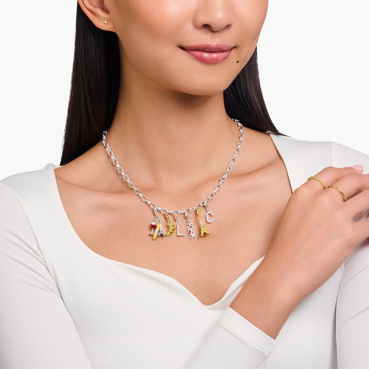 Thomas Sabo Charm-Anhänger Croissant vergoldet - 2079-413-39