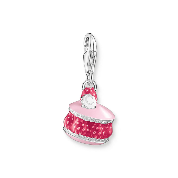 Thomas Sabo Charm-Anhänger Himbeer Macaron pink Silber - 2080-007-9