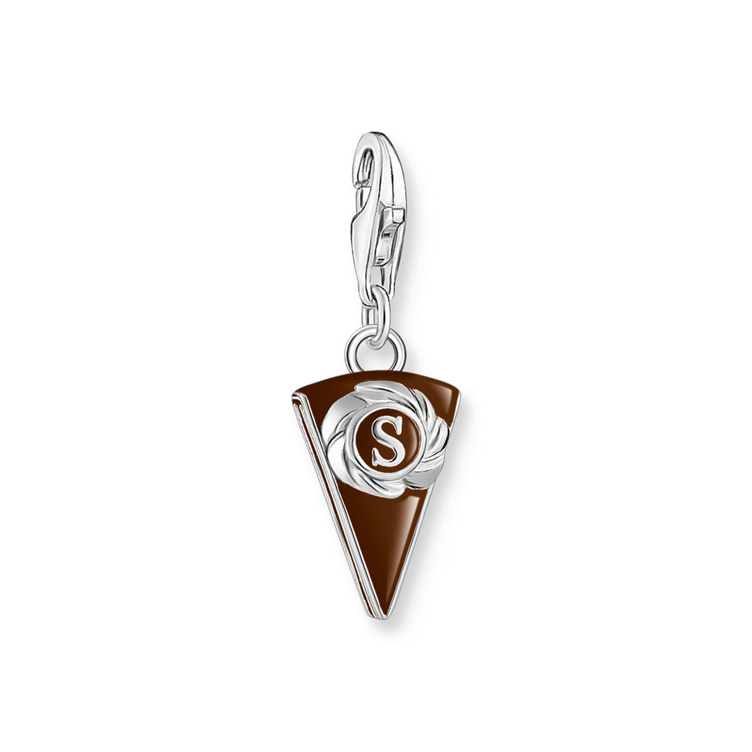 Thomas Sabo Charm-Anhänger Wiener Schokoladentorte Silber - 2086-007-2