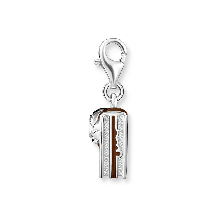 Thomas Sabo Charm-Anhänger Wiener Schokoladentorte Silber - 2086-007-2
