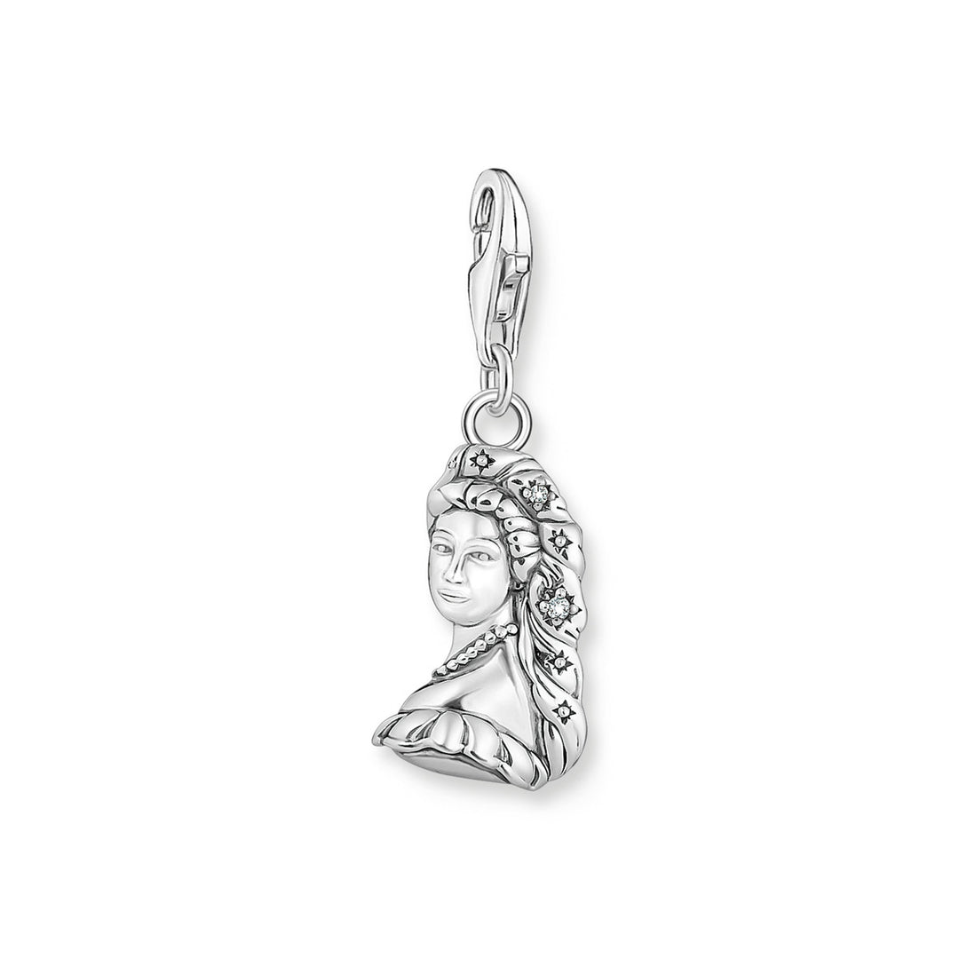 Thomas Sabo Charm-Anhänger Sissi mit weissem Stein Silber - 2092-643-21