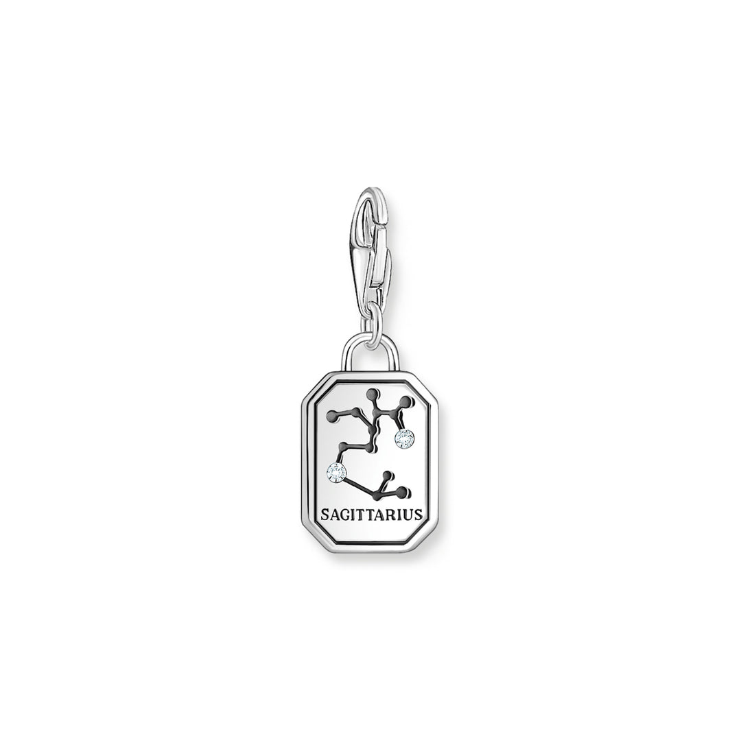 Thomas Sabo Charm-Anhänger Sternzeichen Schütze mit Steinen Silber - 2144-643-21