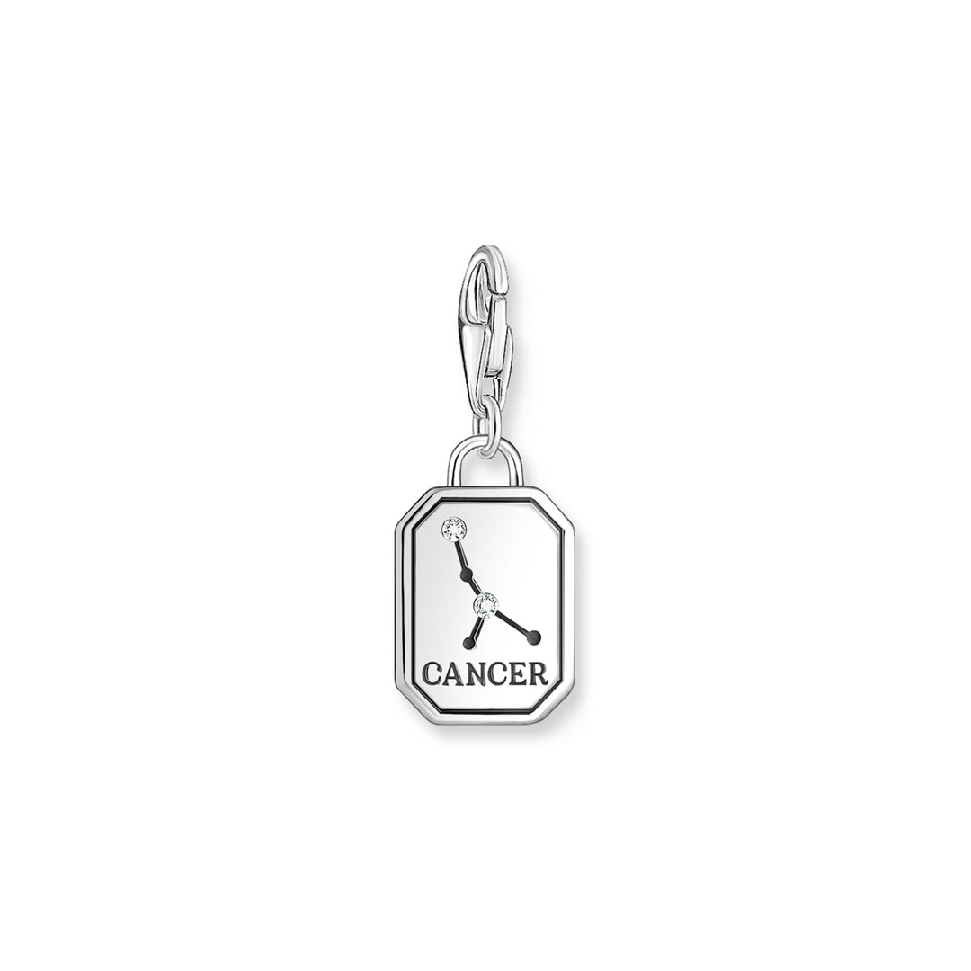 Thomas Sabo Charm-Anhänger Sternzeichen Krebs mit Steinen Silber - 2146-643-21