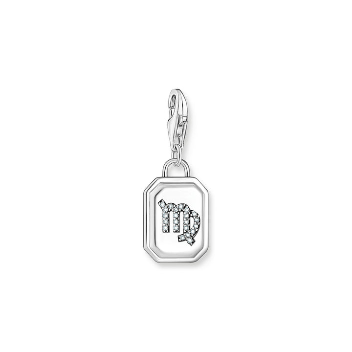 Thomas Sabo Charm Pendant Zodiac Sign Virgo with Stones Silver - 2149-643-21