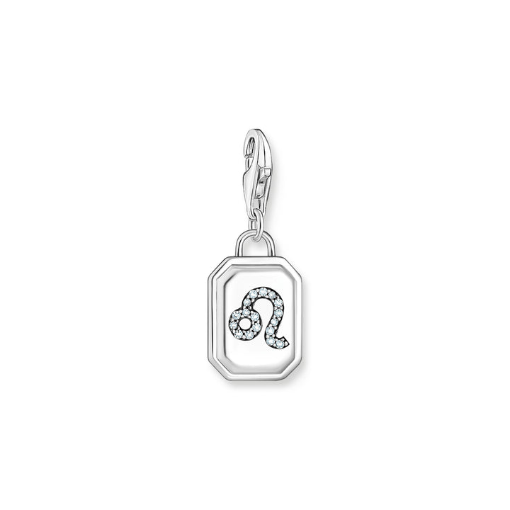 Thomas Sabo Pendentif Charm Zodiaque Lion avec Pierres Argent - 2150-643-21