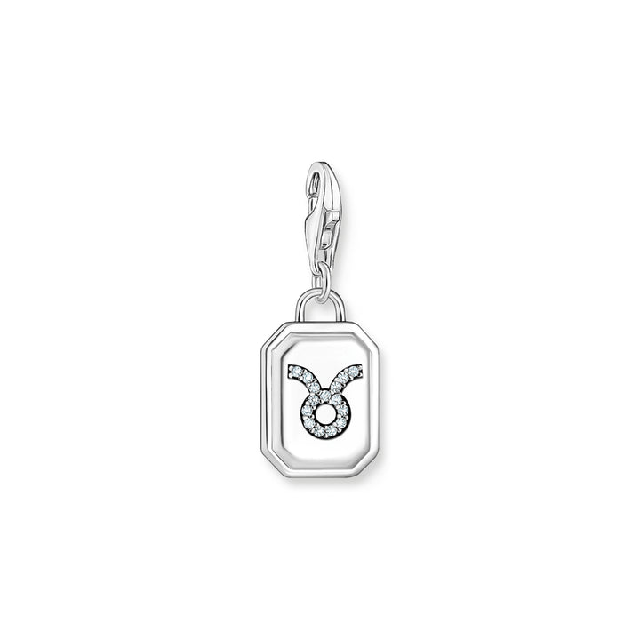 Thomas Sabo Charm-Anhänger Sternzeichen Stier mit Steinen Silber - 2151-643-21