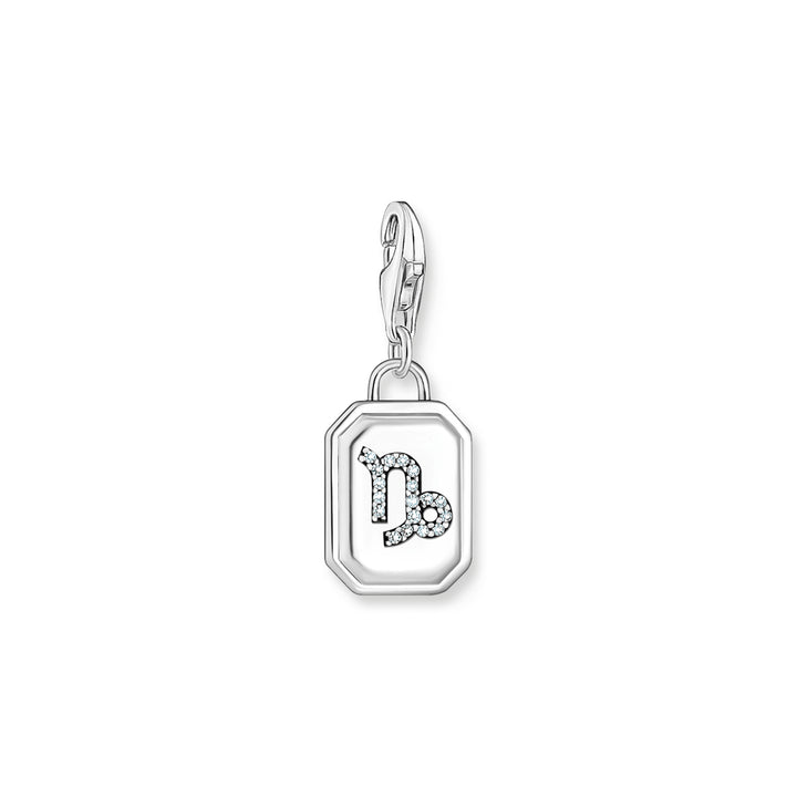 Charm-pendente Thomas Sabo segno zodiacale Capricorno con pietre argento - 2152-643-21