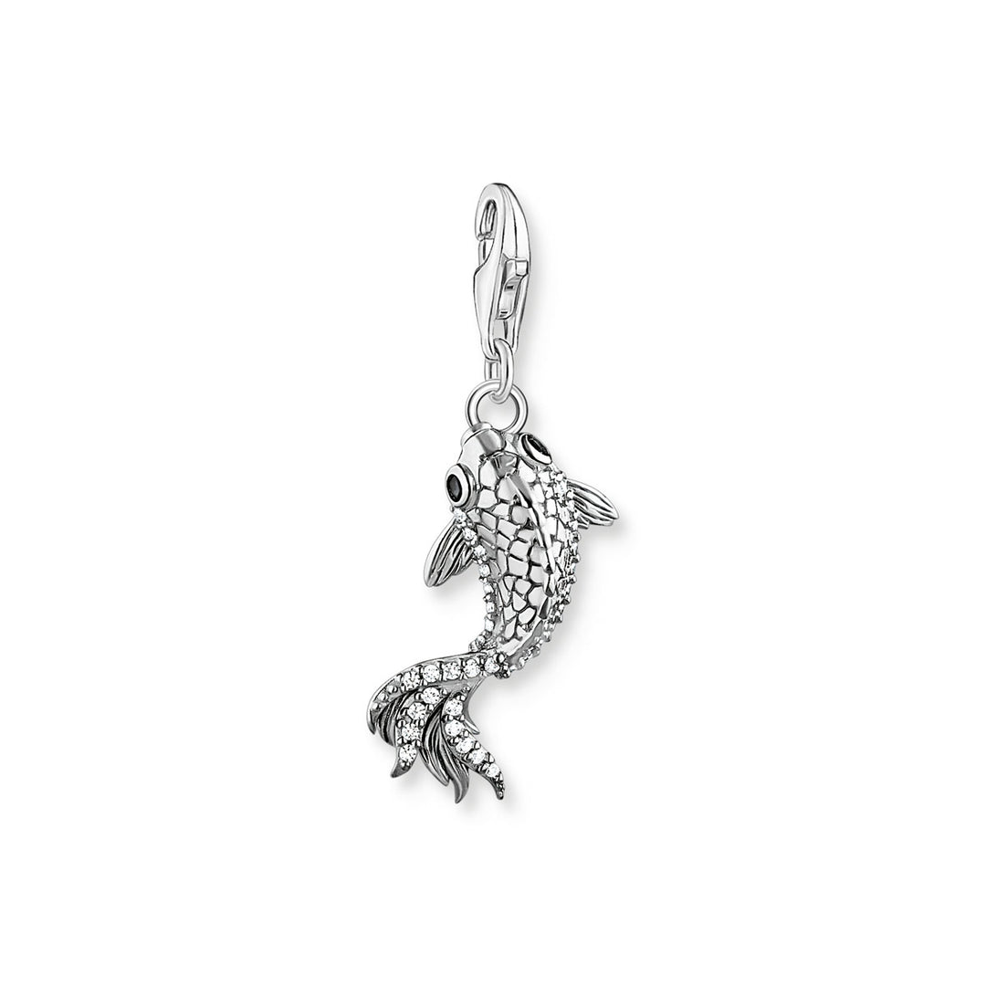 Thomas Sabo Charm pendentif carpe Koï avec oxydes de zirconium Argent - 2170-643-21