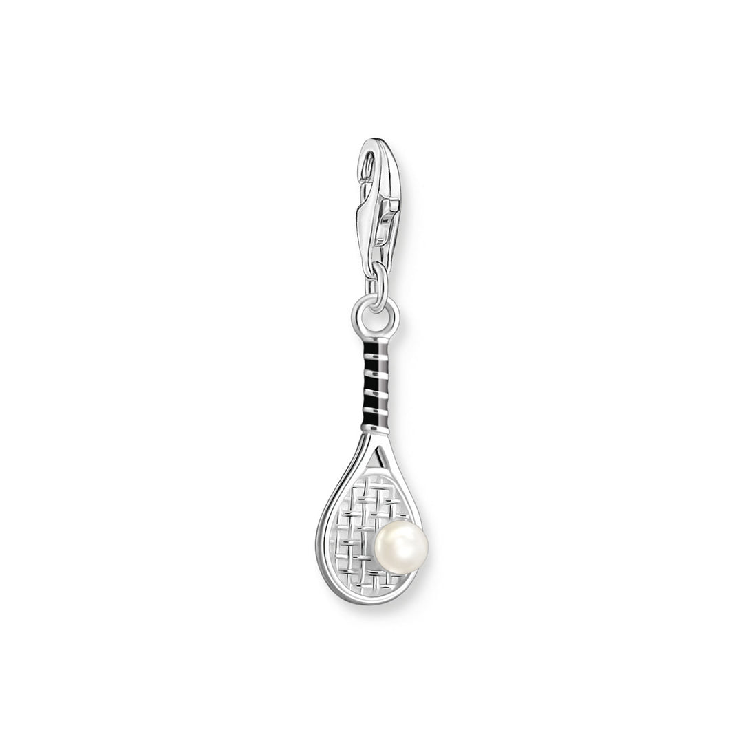Thomas Sabo Charm raquette de tennis avec perle blanche Argent - 2173-158-21