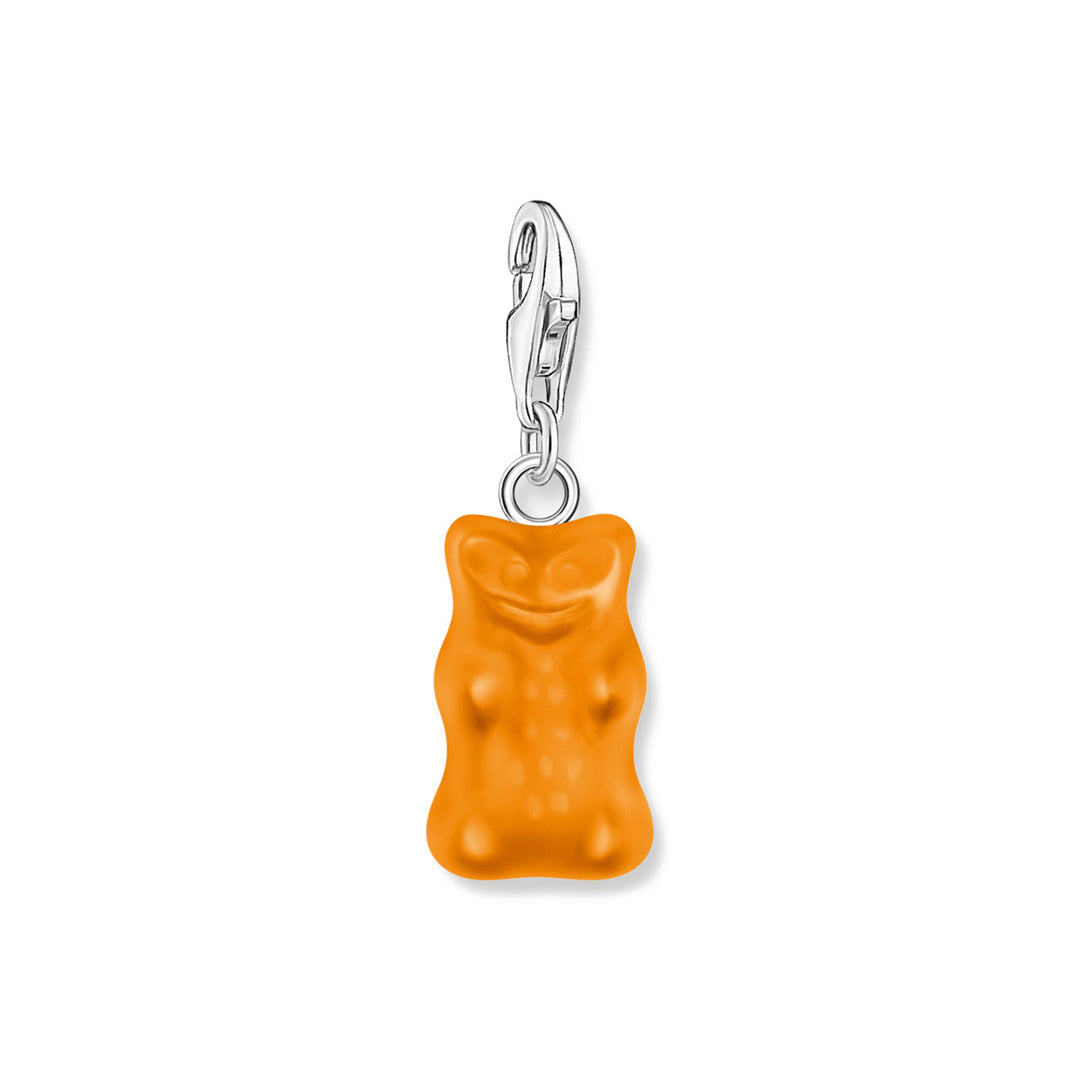Thomas Sabo Charm-Goldbären-Anhänger in Orange Silber - 2185-017-8
