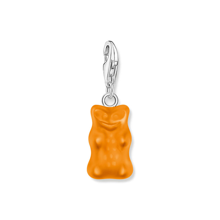 Thomas Sabo Charm-Goldbären-Anhänger in Orange Silber - 2185-017-8