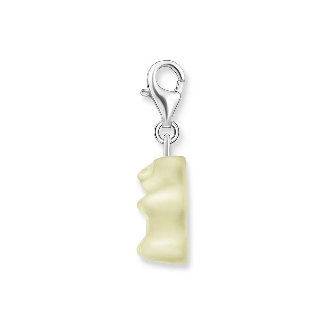 Thomas Sabo Charm-Goldbären-Anhänger in Weiss Silber - 2187-017-14