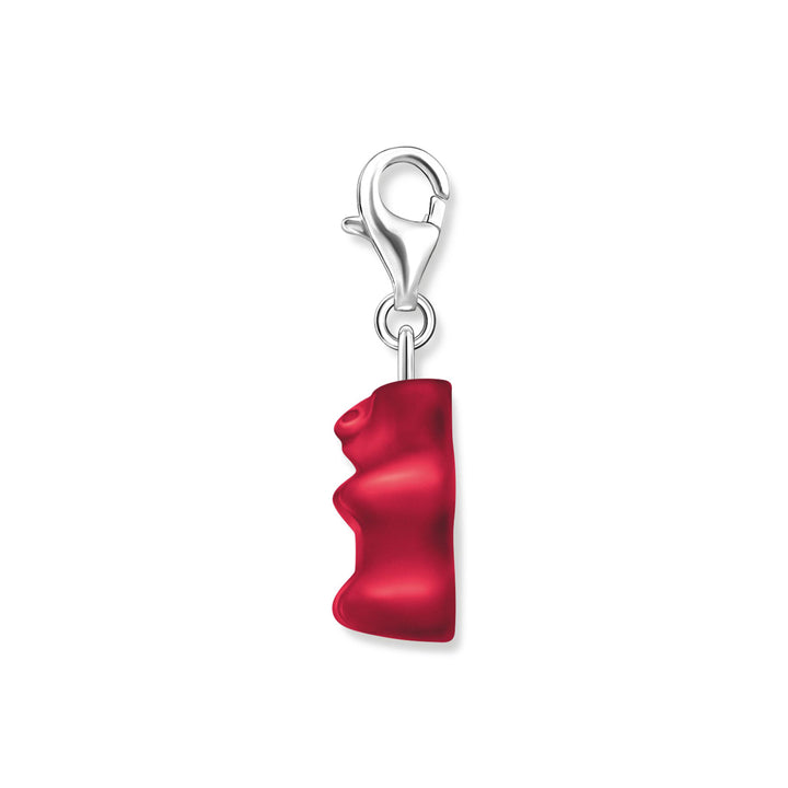 Thomas Sabo Charm-Goldbären-Anhänger in Rot Silber - 2189-017-10
