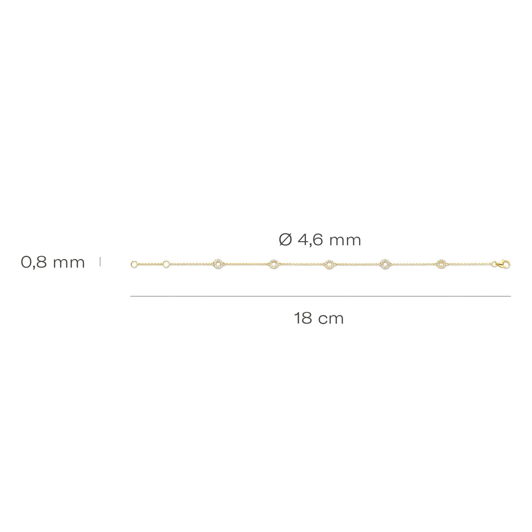 Blush Armband 14k Gelbgold - 2200YZI