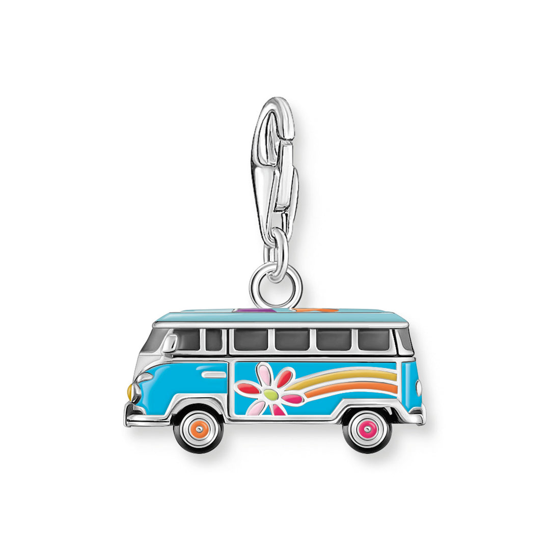 Thomas Sabo Charm-Anhänger Original Volkswagen Hippie Bus Silber - 2210-664-7
